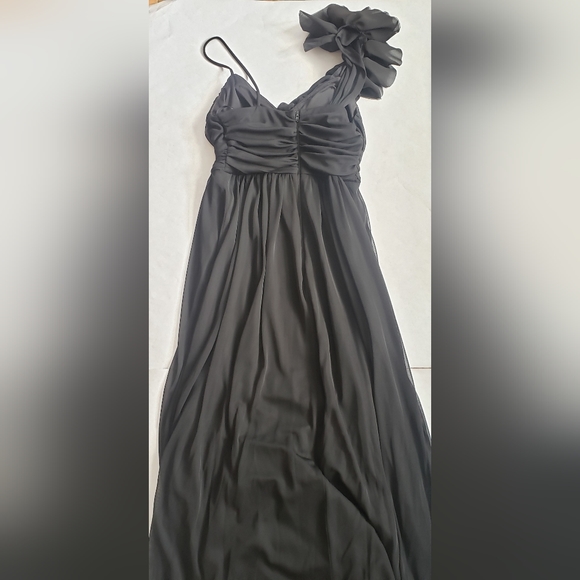 David's Bridal Black Evening Dress Size 6 - Picture 4 of 5